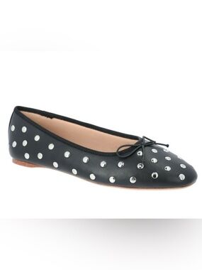 NWT Time and Tru Women's Studded Ballet Flat
